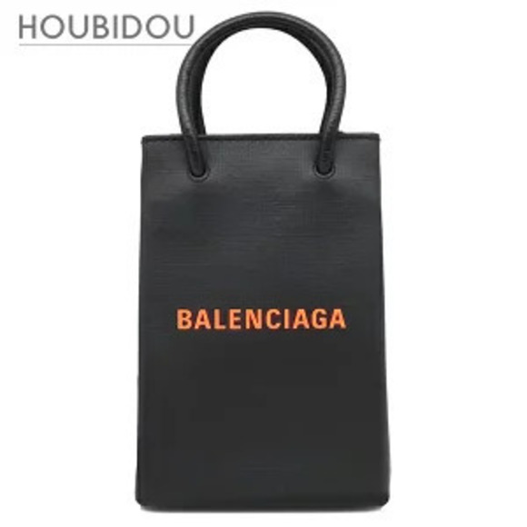 Balenciaga Handbags - Balenciaga Shoulder Bag Shopping Phone Leather Black